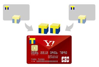 Tポイントカードを一体化できる