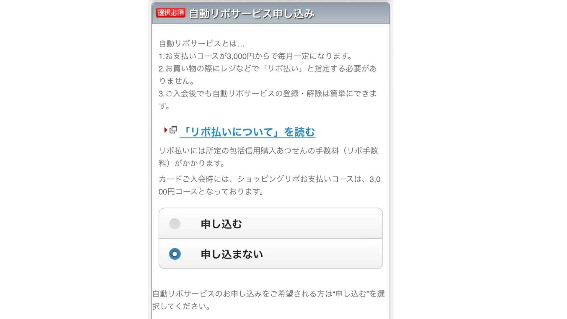 楽天カードの作り方(申し込み画面17)