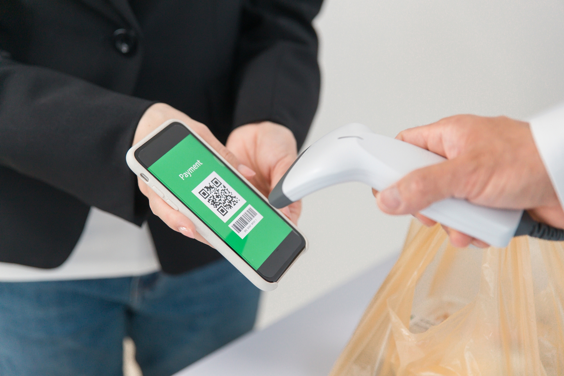 バーコード出しっぱなし